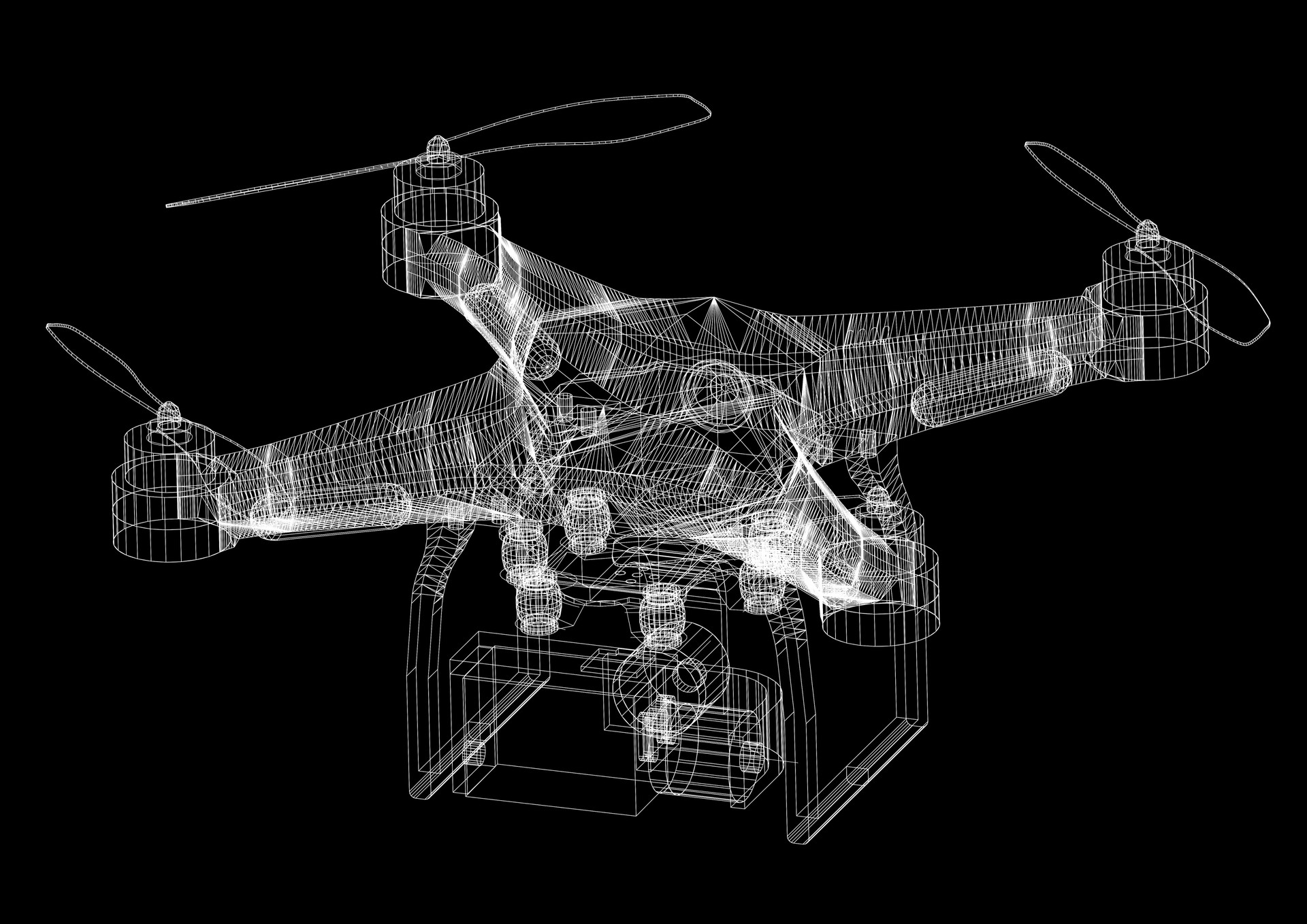 Drone Concept Architect Blueprint